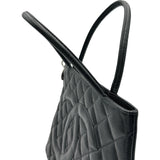 シャネル CHANEL 復刻トート A01804 6番台 ブラック シルバー金具 キャビア レディース ハンドバッグ