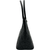 シャネル CHANEL 復刻トート A01804 6番台 ブラック シルバー金具 キャビア レディース ハンドバッグ