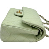 シャネル CHANEL マトラッセ23 A01113 パステルグリーン/ゴールド金具 キャビアスキン レディース ショルダーバッグ