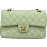 シャネル CHANEL マトラッセ23 A01113 パステルグリーン/ゴールド金具 キャビアスキン レディース ショルダーバッグ