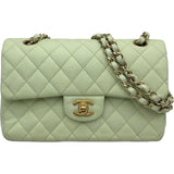 シャネル CHANEL マトラッセ23 A01113 パステルグリーン/ゴールド金具 キャビアスキン レディース ショルダーバッグ