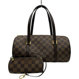 ルイ・ヴィトン LOUIS VUITTON パピヨンGM N51303 ブラウン ダミエ レディース ハンドバッグ
