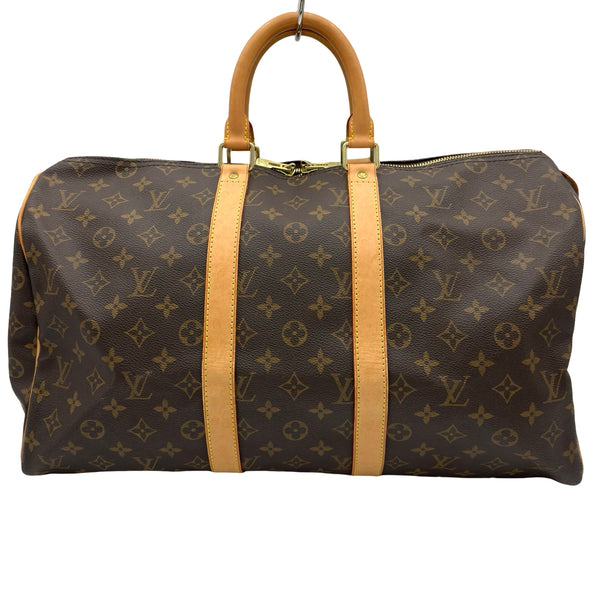 ルイヴィトン キーポル45 ボストンバッグ モノグラムキャンバス ルイ・ヴィトン LOUIS VUITTON キーポル 45 M41428 ブラウン