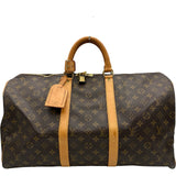ルイ・ヴィトン LOUIS VUITTON キーポル50 M41426 ブラウン モノグラム ユニセックス ボストンバッグ