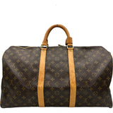 ルイ・ヴィトン LOUIS VUITTON キーポル50 M41426 ブラウン モノグラム ユニセックス ボストンバッグ
