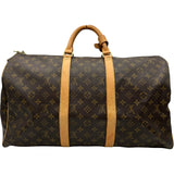 ルイ・ヴィトン LOUIS VUITTON キーポル・バンドリエール50 M41416 ブラウン モノグラム ユニセックス ボストンバッグ