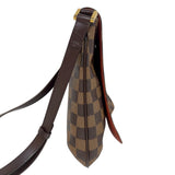 ルイ・ヴィトン LOUIS VUITTON ミュゼット・サルサ ロング N51300 ブラウン　ゴールド金具 ダミエ・エベヌ レディース ショルダーバッグ