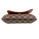 ルイ・ヴィトン LOUIS VUITTON ミュゼット・サルサ ロング N51300 ブラウン　ゴールド金具 ダミエ・エベヌ レディース ショルダーバッグ