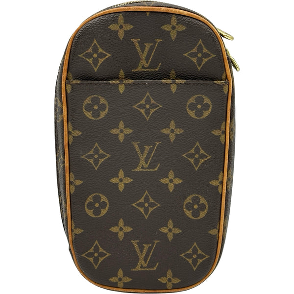 ルイヴィトン　ポシェットガンジュ　モノグラム　ボディバッグ　25122426 ルイ・ヴィトン LOUIS VUITTON ポシェットガンジュ M51870 ブラウン