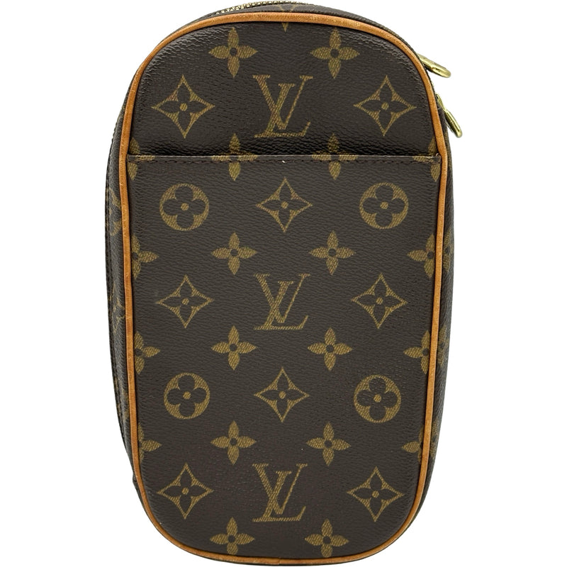 LOUIS VUITTON モノグラム　ポシェットガンジュ ルイ・ヴィトン LOUIS VUITTON ポシェットガンジュ M51870 ブラウン