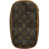ルイ・ヴィトン LOUIS VUITTON ポシェットガンジュ M51870 ブラウン モノグラム メンズ ボディバッグ