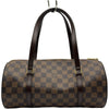 ルイ・ヴィトン LOUIS VUITTON パピヨンGM N51303 ブラウン ダミエ・エベヌ レディース ハンドバッグ