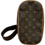 ルイ・ヴィトン LOUIS VUITTON ポシェット・ガンジュ M51870 ブラウン モノグラムキャンバス ユニセックス ショルダーバッグ