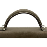 エルメス HERMES ミニケリー2 K刻 エトゥープ/シルバー金具 エプソン レディース ショルダーバッグ