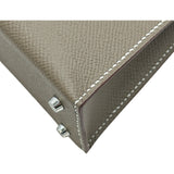 エルメス HERMES ミニケリー2 K刻 エトゥープ/シルバー金具 エプソン レディース ショルダーバッグ