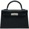 エルメス HERMES ミニケリー2 パーソナルオーダー K刻 ブラック/ローズメキシコ/シルバー金具 エプソン レディース ショルダーバッグ