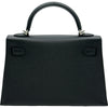 エルメス HERMES ミニケリー2 パーソナルオーダー K刻 ブラック/ローズメキシコ/シルバー金具 エプソン レディース ショルダーバッグ