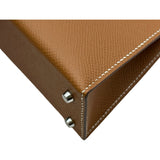 エルメス HERMES ミニケリー2 K刻 ゴールド/シルバー金具 エプソン レディース ショルダーバッグ