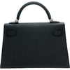 エルメス HERMES ミニケリー2 K刻 ブラック/シルバー/ゴールド金具 エプソン レディース ショルダーバッグ