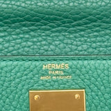 エルメス HERMES ケリー28 内縫い C刻 ヴェールヴェルティゴ ゴールド金具 トリヨン レディース ショルダーバッグ