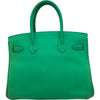 エルメス HERMES バーキン30 □P刻 ミント シルバー金具 トリヨンクレマンス レディース ハンドバッグ