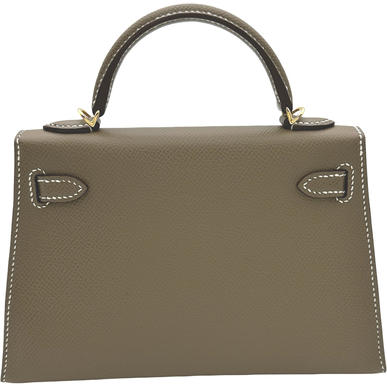 エルメス HERMES ミニケリー2 K刻 エトゥープ ゴールド金具 エプソン
