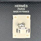 エルメス HERMES ケリー25 外縫い G刻 ブラック シルバー金具 エプソン レディース ハンドバッグ