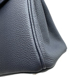 エルメス HERMES バーキン25 K刻印 ブルーニュイ シルバー金具 トゴ レディース ハンドバッグ