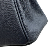 エルメス HERMES バーキン25 K刻印 ブルーニュイ シルバー金具 トゴ レディース ハンドバッグ