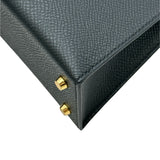 エルメス HERMES ミニケリー2 K刻 ブラック/ゴールド金具 エプソン レディース ショルダーバッグ