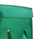 エルメス HERMES バーキン30 B刻 ヴェールコミック シルバー金具 トゴ レディース ハンドバッグ