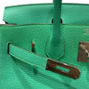 エルメス HERMES バーキン30 B刻 ヴェールコミック シルバー金具 トゴ レディース ハンドバッグ