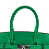 エルメス HERMES バーキン30 B刻 ヴェールコミック シルバー金具 トゴ レディース ハンドバッグ