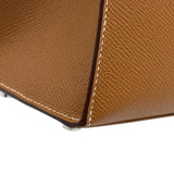 エルメス HERMES ケリー25 外縫い K刻 ゴールド シルバー金具 エプソン レディース ショルダーバッグ