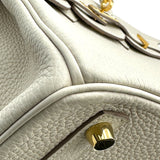 エルメス HERMES バーキン25 Z刻 クレ ゴールド金具 トゴ レディース ハンドバッグ