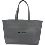 バレンシアガ BALENCIAGA エブリディイーストウェストトートバッグ 618284 グレー レザー ユニセックス トートバッグ