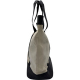 バレンシアガ BALENCIAGA ネイビートート 374767 アイボリー/ブラック キャンバス ユニセックス トートバッグ