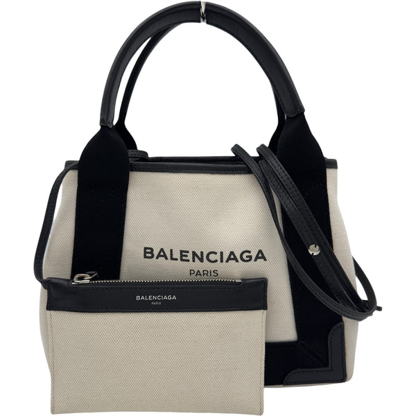 バレンシアガ ノベルティ 袋付き バレンシアガ BALENCIAGA ネイビーカバスXS 390346 ブラック
