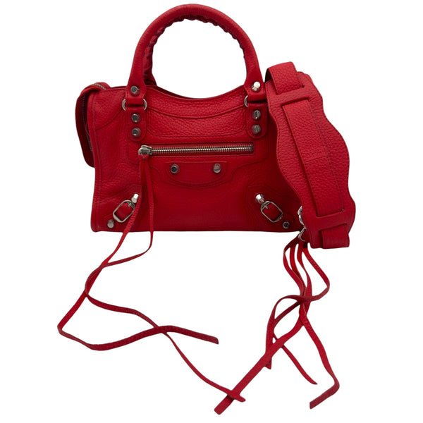 バレンシアガ BALENCIAGA クラシックミニ シティ 300295 レッド