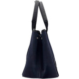 バレンシアガ BALENCIAGA ネイビーカバス S 339933 ネイビー キャンバス レディース ハンドバッグ