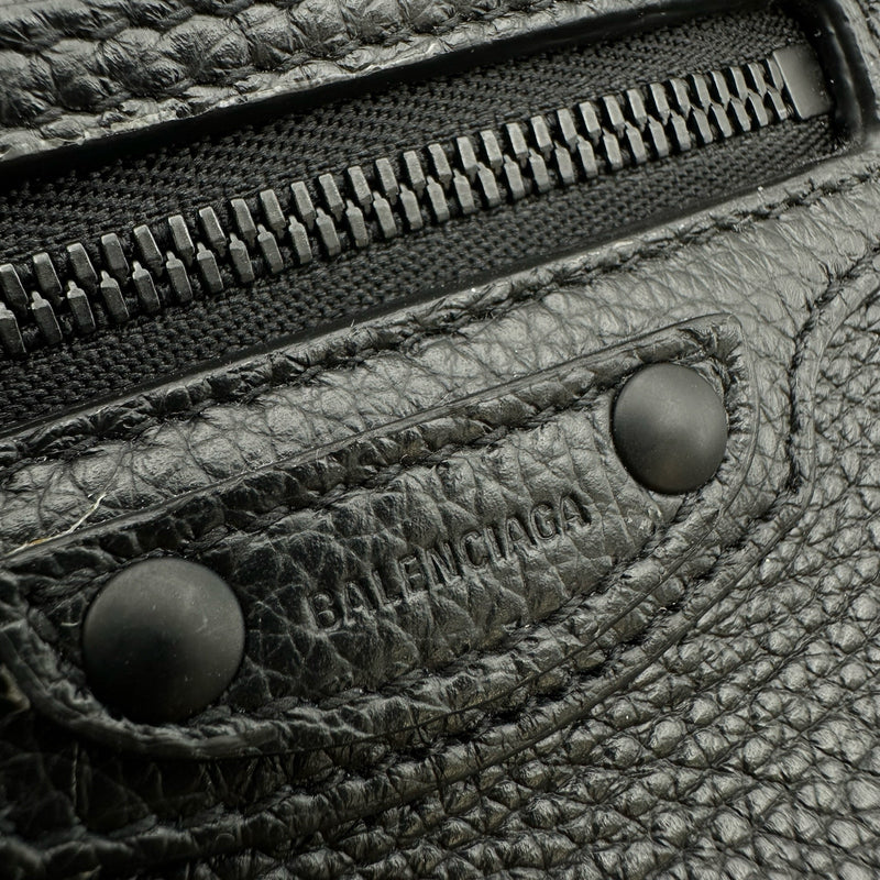 バレンシアガ BALENCIAGA ネオ クラシック シティ ナノ 638527 ブラック ブラック金具 レザー レディース ショルダーバッグ バレンシアガ BALENCIAGA ネオ クラシック シティ ナノ 638527