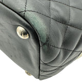 シャネル CHANEL カンボンライントートラージ A25169 9番台 ブラック/ホワイト ラム レディース トートバッグ