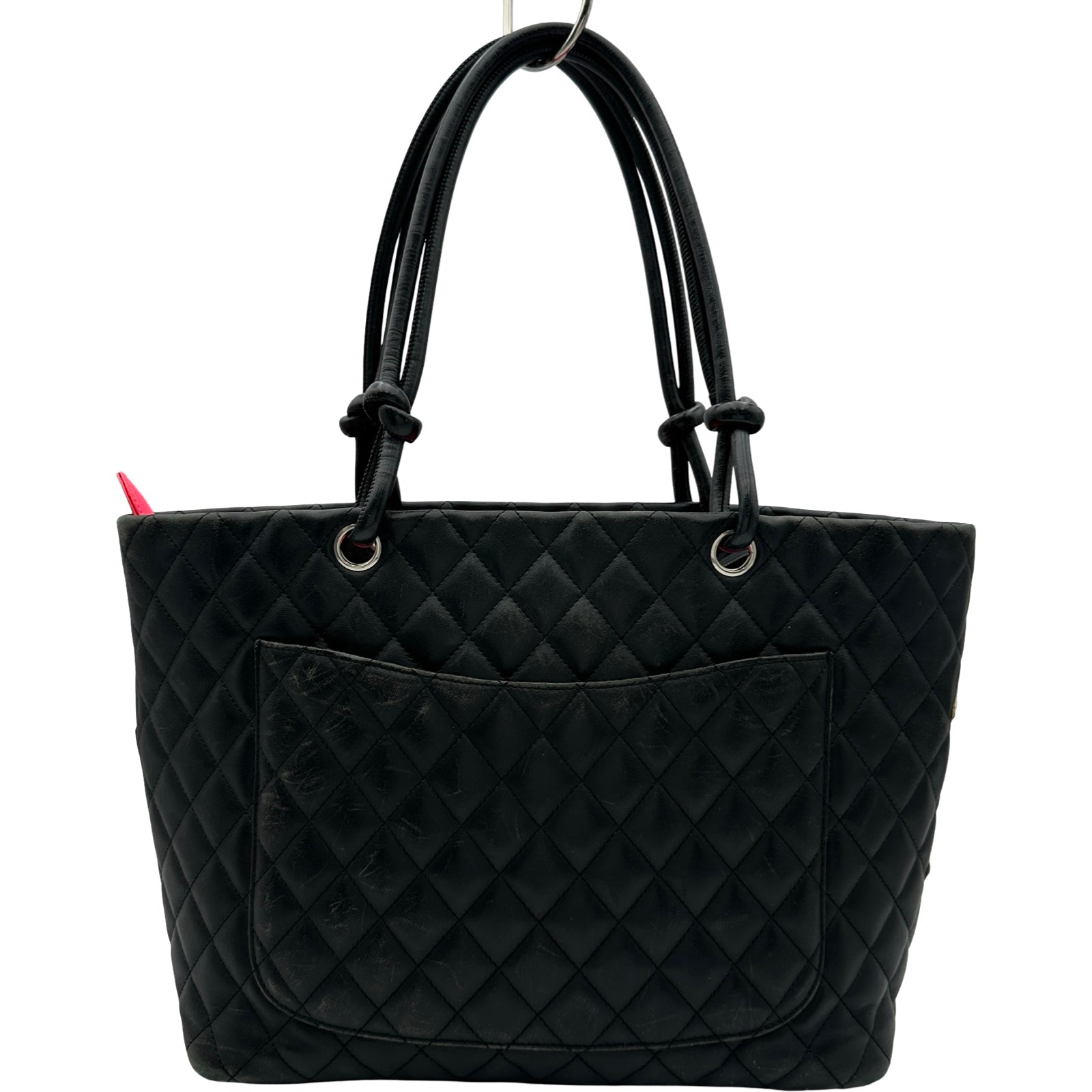 シャネル CHANEL カンボンライントートラージ A25169 9番台 ブラック