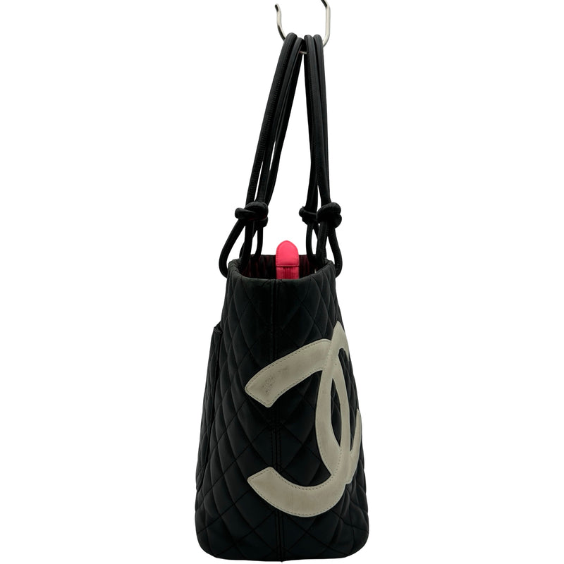 シャネル CHANEL カンボンライントートラージ A25169 9番台 ブラック