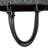 シャネル CHANEL カンボンライントートラージ A25169 9番台 ブラック/ホワイト ラム レディース トートバッグ