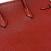 エルメス HERMES バーキン25 □J刻 ルージュカザック シルバー金具 シェーブル レディース ハンドバッグ
