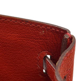 エルメス HERMES バーキン25 □J刻 ルージュカザック シルバー金具 シェーブル レディース ハンドバッグ