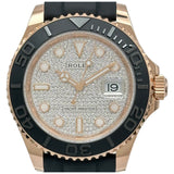 ロレックス ROLEX ヨットマスター40 126655 パヴェダイヤ ピンクゴールド 自動巻き メンズ 腕時計