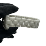 シャネル CHANEL J12 33mm H0968 ホワイト セラミック クオーツ レディース 腕時計