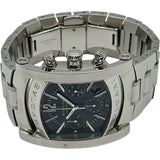 ブルガリ BVLGARI アショーマ クロノグラフモデル AA48SCH ネイビー ステンレススチール 自動巻き メンズ 腕時計